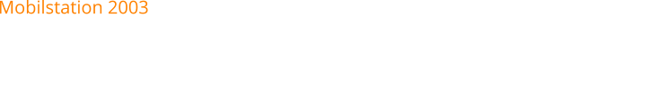 Mobilstation 2003  Für 10m / VHF / UHF wurde der Kenwood TM-742E und für Kurzwelle wurde der Kenwood TS-480HX eingesetzt.